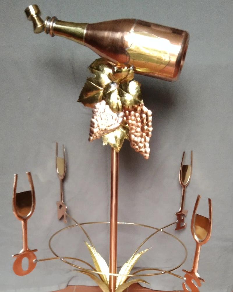 girouette Bouteille de champagne