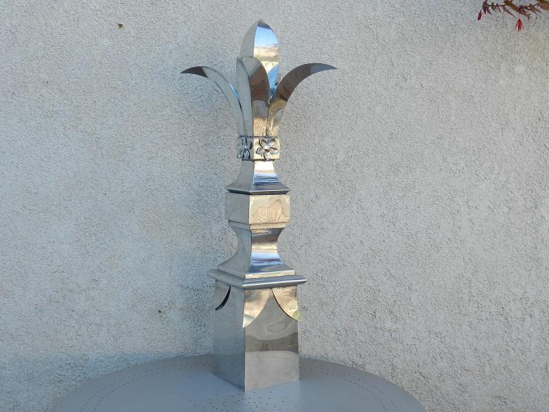 girouette Epi fleur de lys tout zinc