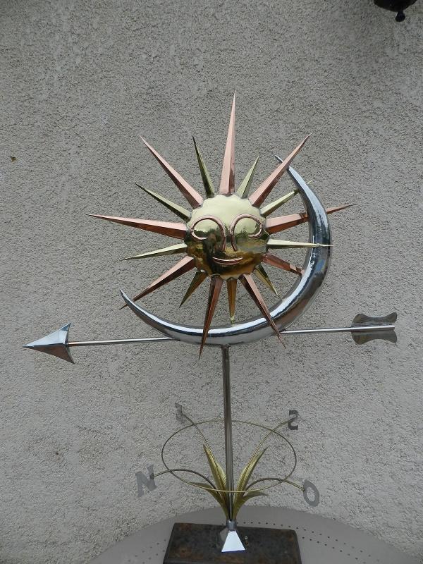 girouette Soleil-lune